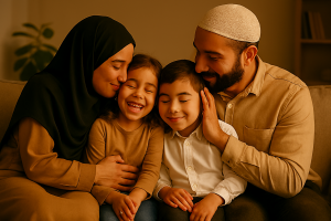 افزایش ایمان از ظریق محبت به همسر و فرزندان